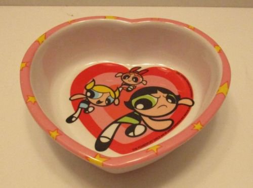 Vintage Powerpuff Girls Heart Shaped Plastic Bowl Zak Designs 1999 | eBay