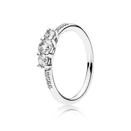 Fairytale Sparkle Ring, Clear CZ | PANDORA Jewelry US