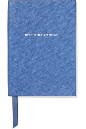 Smythson | Panama Off The Beaten Track textured-leather notebook | NET-A-PORTER.COM