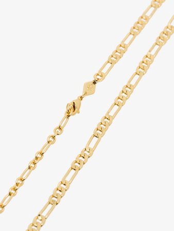 Anni Lu 18K gold-plated Figaro chain necklace | Browns
