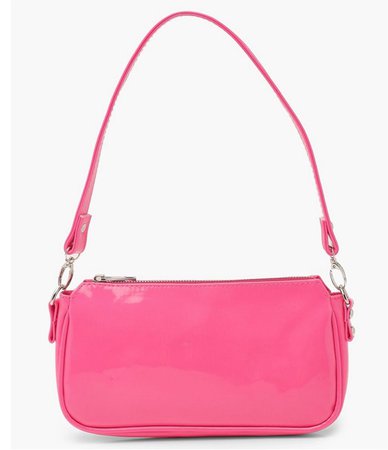 boohoo pink bag
