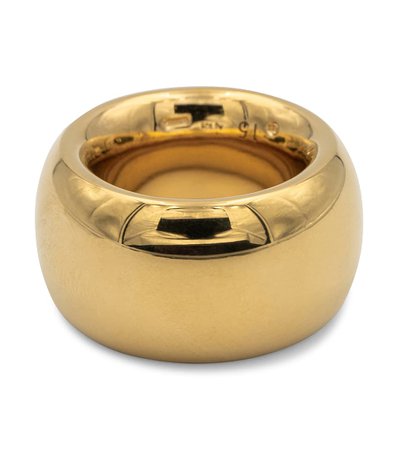 Bottega Veneta - 18kt gold-plated sterling silver ring | Mytheresa