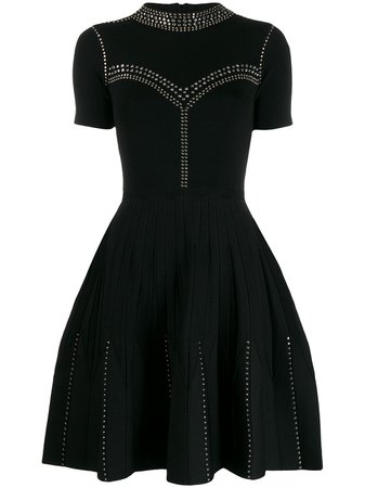 Black Sandro Paris Glam Day Dress | Farfetch.com