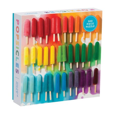 Rainbow Popsicles Puzzle - 500 Pieces | Williams Sonoma