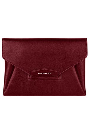 burgundy givenchy wallet bag