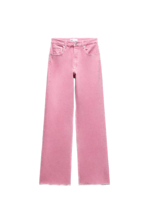 pink Zara jean
