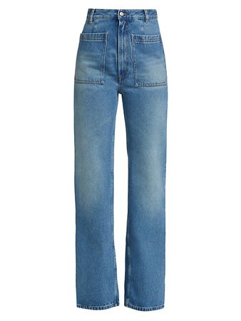 MM6 Maison Margiela Patch Pocket Jeans | SaksFifthAvenue