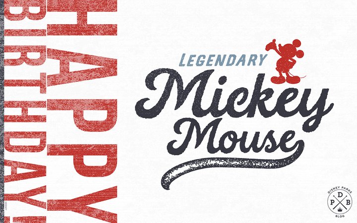 Happy Birthday Mickey Mouse – Desktop | Disney Parks Blog