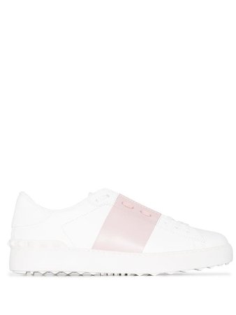 Shop white Valentino Garavani Open low-top sneakers with Express Delivery - Farfetch