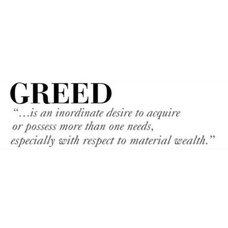 7 Deadly Sins: Greed