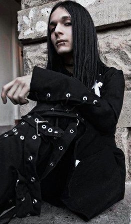 male victorian goth hairstyle - Google Search