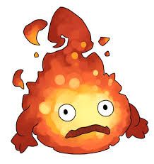 calcifer howl's moving castle png - Google Search