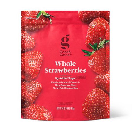 Whole Frozen Strawberries - 64oz - Good & Gather™ : Target