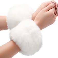 white fur cuffs - Google Search