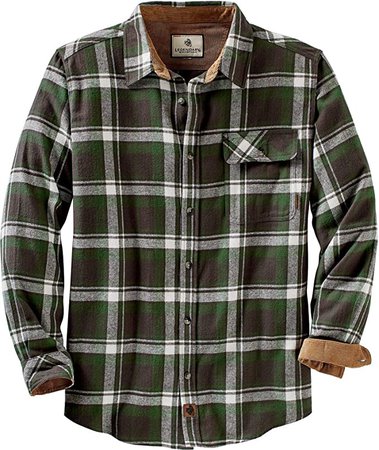 Amazon.com: Legendary Whitetails Buck Camp Flannels Army Large: Clothing