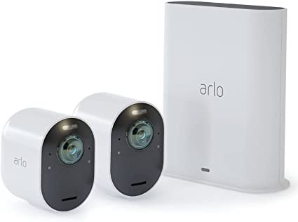 Arlo Ultra Wireless Outdoor Home Security Camera System CCTV, 6-month battery, Alarm, Colour Night Vision, Weatherproof, 4K, 2-Way Audio, 2 Camera kit, With free trial of Arlo Secure Plan : Amazon.co.uk: DIY & Tools