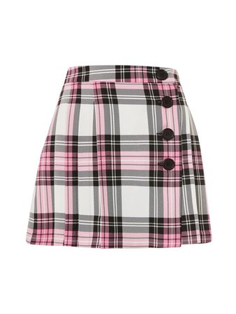 Black, white, and pink skirt