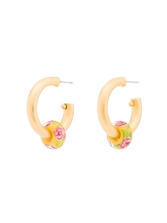 Brinker & Eliza Jelly Hoops Lemon Hoop Earrings - Farfetch