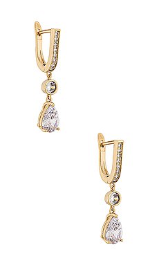 Vanessa Mooney The Celena Pearl Earrings in Gold | REVOLVE