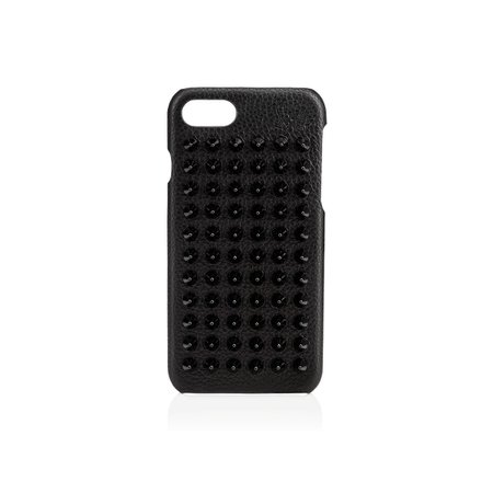 iPhone 7 and 8 Loubiphone Black Calfskin - Accessories - Christian Louboutin
