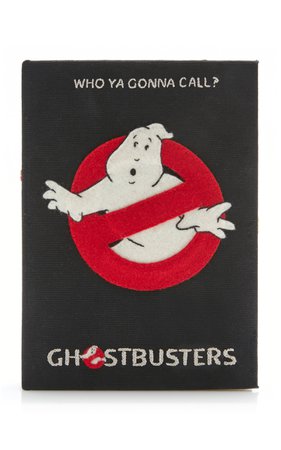 Ghostbusters Embroidered Canvas Book Clutch with Strap by Olympia Le-Tan | Moda Operandi