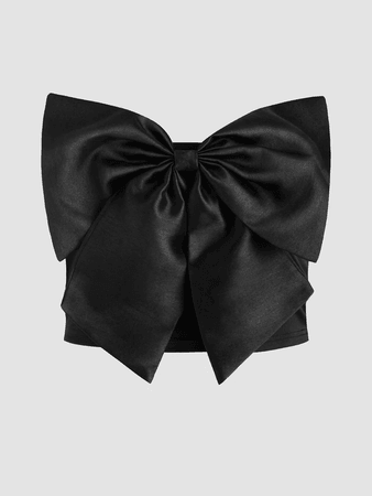 black bow top