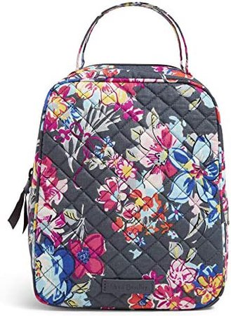 Amazon.com: Vera Bradley Women's Classic Lunch Bag, Charcoal Medallion, One Size US : Everything Else