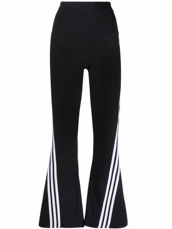 Adidas Future Icons 3-Stripes flared pants - FARFETCH