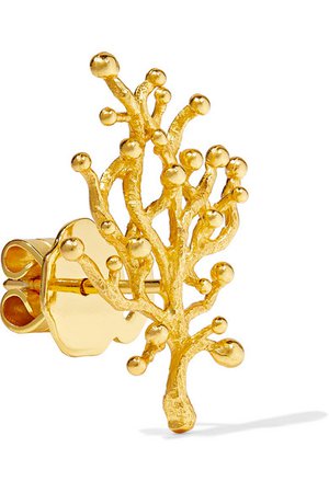 Pacharee | + Pach Tach gold-plated earrings | NET-A-PORTER.COM