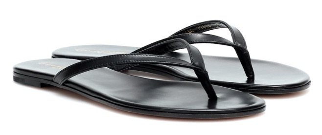 GIANVITO ROSSI Black Sandals