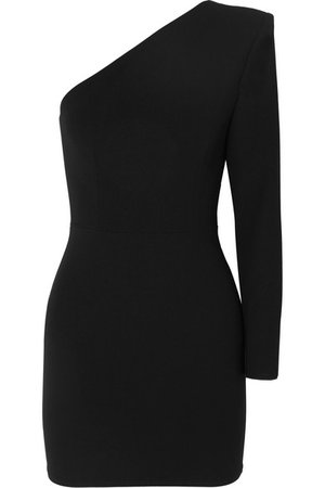 Alex Perry | Ambre one-sleeve crepe mini dress | NET-A-PORTER.COM