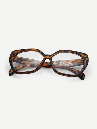 Leopard Frame GlassesFor Women-romwe