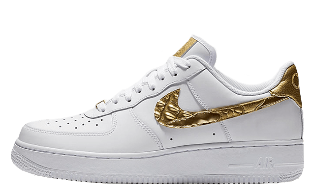 CR7 Gold Air Force 1s