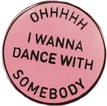 aesthetic tumblr pink pin Sticker by Linda Elza