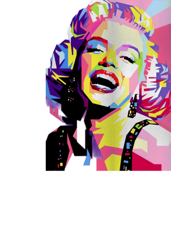 Marilyn Monroe graphic art