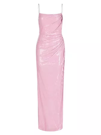 Shop Halston Alania Sequined Column Gown | Saks Fifth Avenue