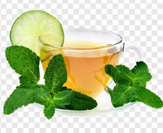 tea lemon lime mint