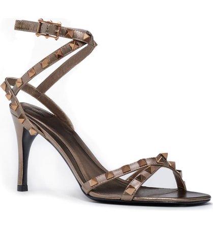 Valentino Garavani Flair Rockstud Ankle Strap Sandal (Women) | Nordstrom