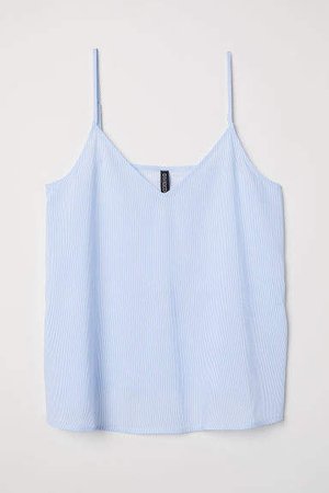 V-neck Camisole Top - Blue