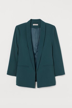 Straight-cut Jacket - Dark green - Ladies | H&M CA
