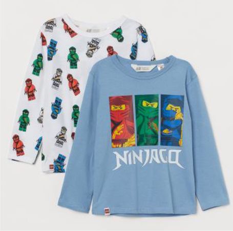 H&M lego ninjago shirts