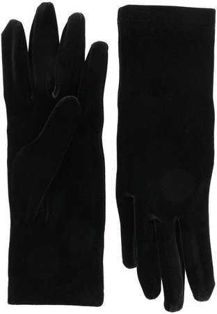 Balenciaga velvet gloves