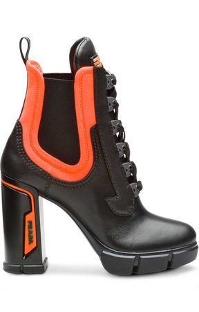 PRADA chunky lace-up boots $990