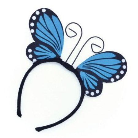 blue butterfly headband