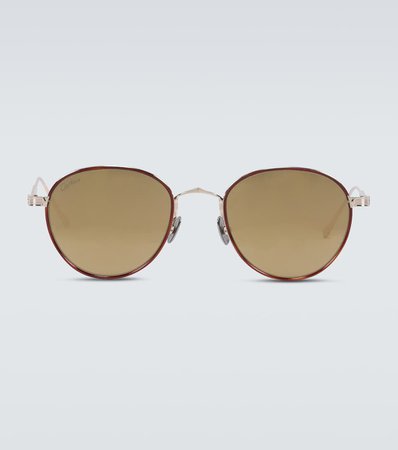 Round Frame Sunglasses | Cartier Eyewear Collection - Mytheresa