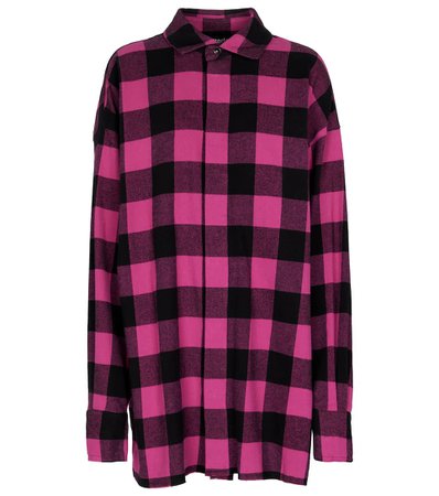 Palm Angels Checked flannel shirt