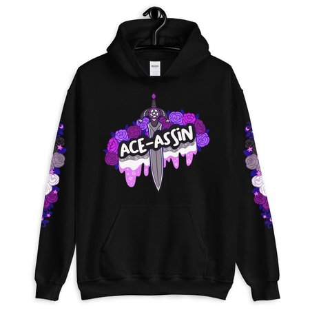Ace-assin Unisex Hoodie Ace Asexual Sexuality LGBTQ DnD | Etsy