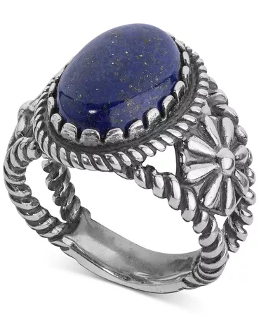 American West Lapis Lazuli Ring (5-1/5 ct. t.w.) in Sterling Silver