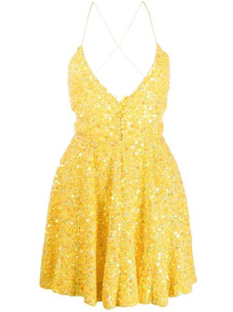 Yellow Shimmer Dress