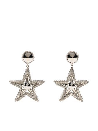 Alessandra Rich star-drop Earrings - Farfetch